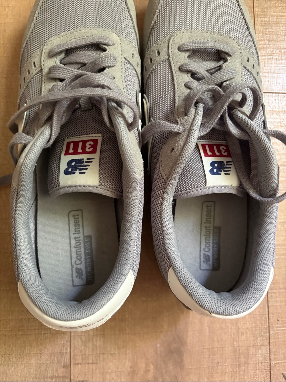 New Balance 311 v2 Gray White Sneakers Men’s Size 11.5 (New w/o box) - Picture 6 of 7